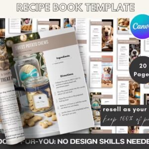 Pet Care Planner Bundle | Printable Template with PLR & Master Resell Rights