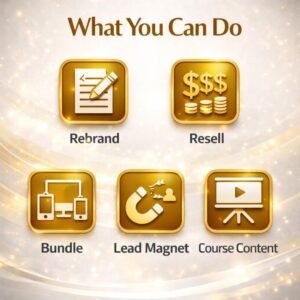 111-Page Make Money Online Ebook | PLR & MRR Editable Digital Product with Resell Rights (English Version)