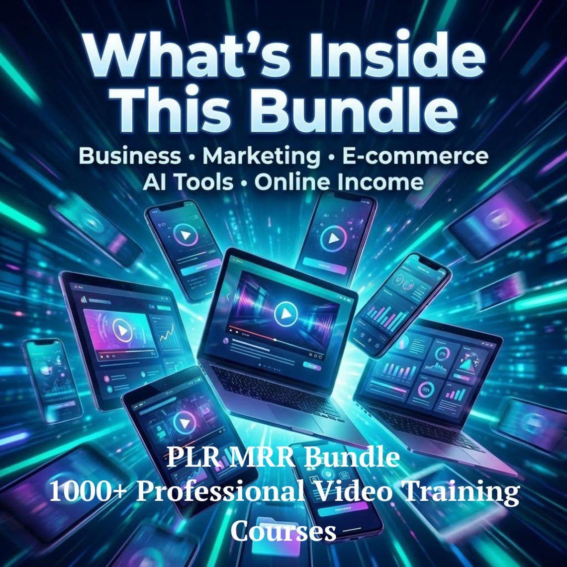 900+ Business Video Courses Bundle | PLR & MRR Master Resell Rights | Done-For-You Digital Products & Online Training Library - Image 5