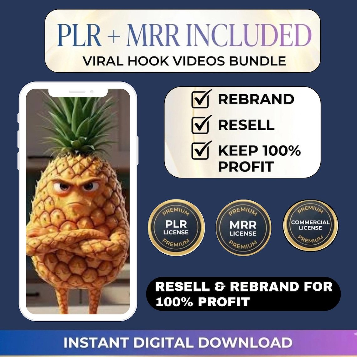 1,200+ AI Talking Object Videos Bundle | Viral Faceless Reels with PLR & MRR Resell Rights for TikTok, Instagram & YouTube - Image 3