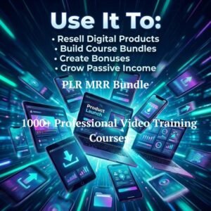 900+ Business Video Courses Bundle | PLR & MRR Master Resell Rights | Done-For-You Digital Products & Online Training Library