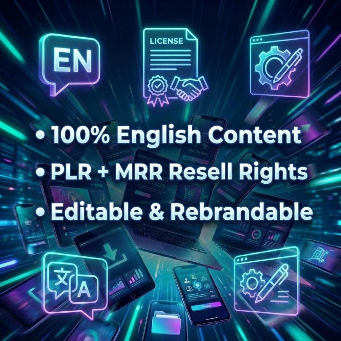 900+ Business Video Courses Bundle | PLR & MRR Master Resell Rights | Done-For-You Digital Products & Online Training Library - Image 4